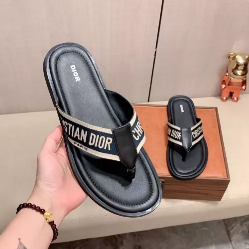 Replica Christian Dior Slippers For Men #1303951 $45.00 USD for Wholesale