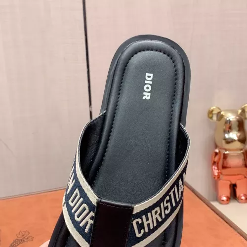 Replica Christian Dior Slippers For Men #1303951 $45.00 USD for Wholesale