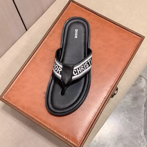 Replica Christian Dior Slippers For Men #1303954 $45.00 USD for Wholesale