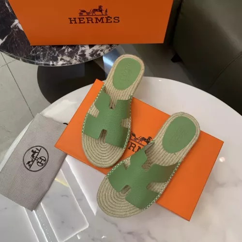 Replica Hermes Slippers Shoes For Men #1304009 $60.00 USD for Wholesale