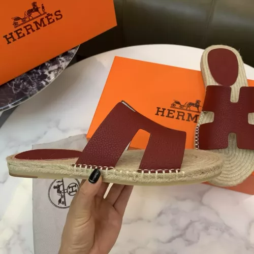 Replica Hermes Slippers For Men #1304012 $60.00 USD for Wholesale