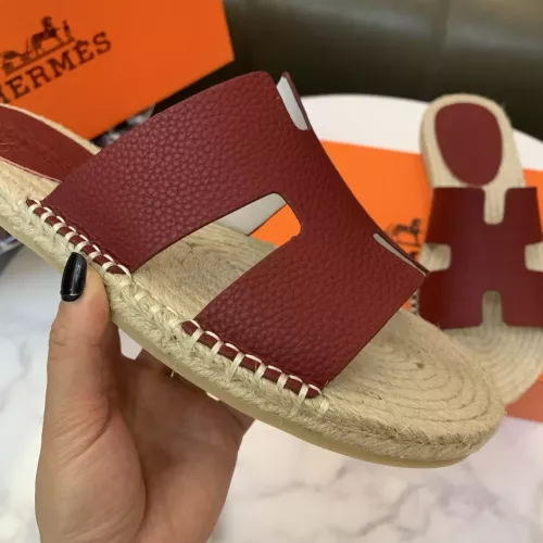 Replica Hermes Slippers For Men #1304012 $60.00 USD for Wholesale