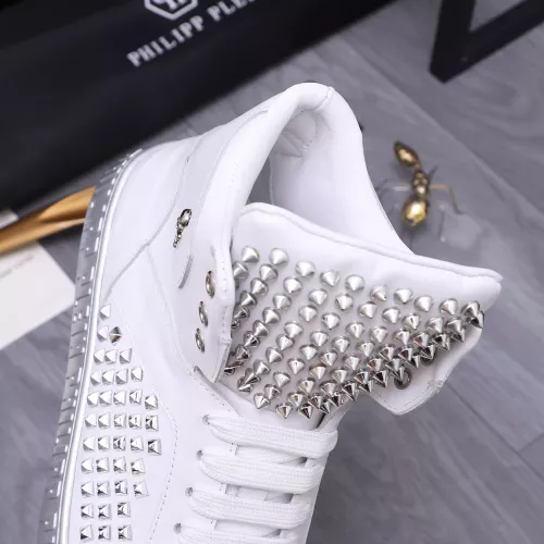 Replica Philipp Plein PP High Tops Shoes For Men #1304034 $130.00 USD for Wholesale