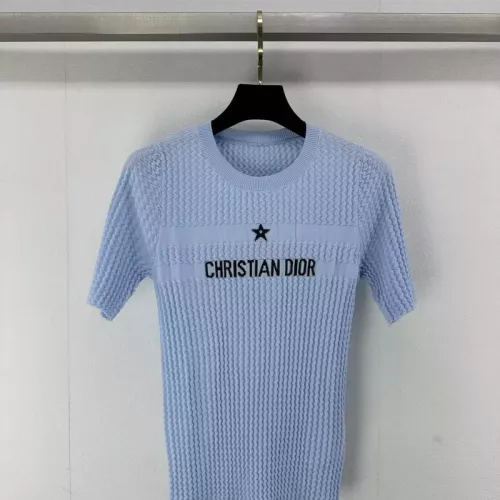 Wholesale Christian Dior T-Shirts Short Sleeved For Women #1304056 $80.00 USD, Wholesale Quality Replica Christian Dior T-Shirts