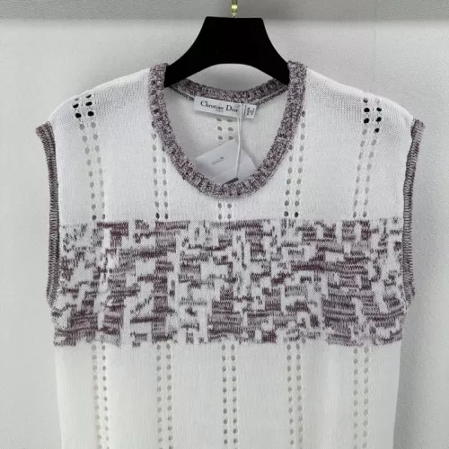 Replica Christian Dior T-Shirts Sleeveless For Women #1304067 $88.00 USD for Wholesale