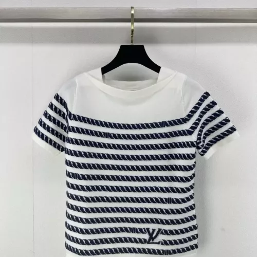 Wholesale Louis Vuitton LV T-Shirts Short Sleeved For Women #1304081 $80.00 USD, Wholesale Quality Replica Louis Vuitton LV T-Shirts