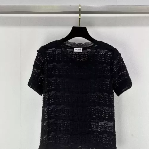 Wholesale Yves Saint Laurent YSL T-shirts Short Sleeved For Women #1304087 $64.00 USD, Wholesale Quality Replica Yves Saint Laurent YSL T-shirts