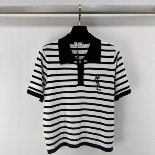 Wholesale Yves Saint Laurent YSL T-shirts Short Sleeved For Women #1304088 $76.00 USD, Wholesale Quality Replica Yves Saint Laurent YSL T-shirts