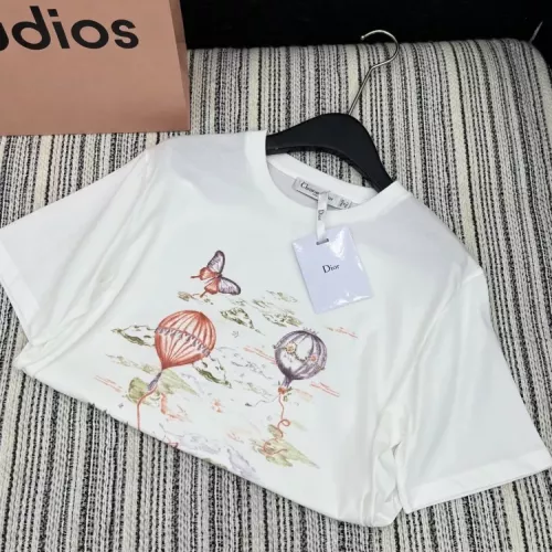 Replica Christian Dior T-Shirts Short Sleeved For Women #1304131 $60.00 USD for Wholesale