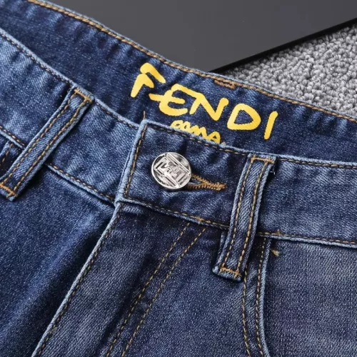 Replica Fendi Jeans For Men #1304149 $52.00 USD for Wholesale