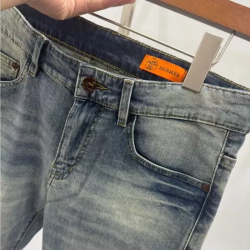 Replica Hermes Jeans For Men #1304230 $52.00 USD for Wholesale