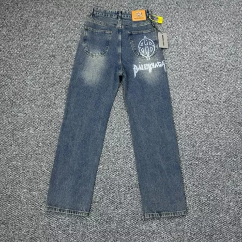 Replica Balenciaga Jeans For Men #1304254 $52.00 USD for Wholesale