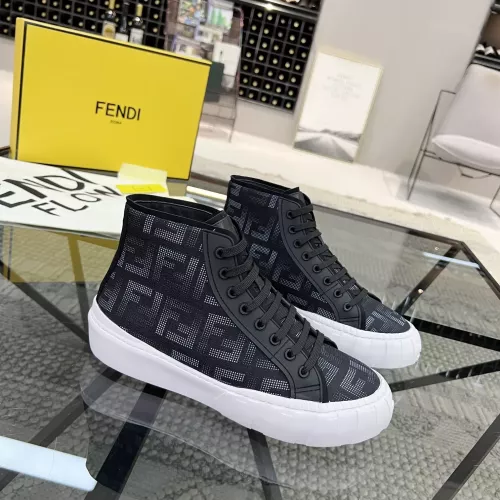 Replica Fendi High Tops Casual Shoes For Men #1304465 $80.00 USD for Wholesale