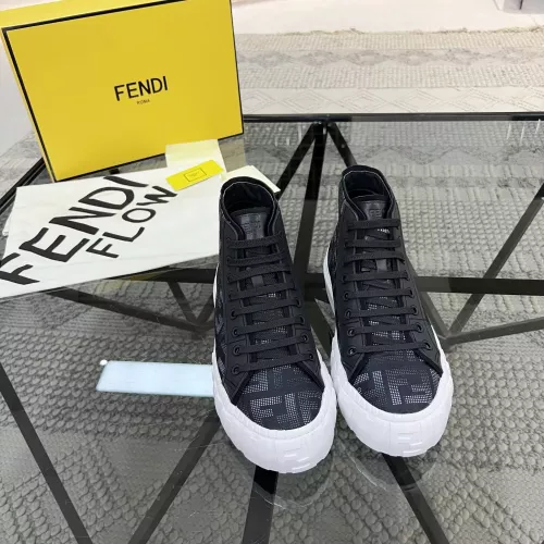 Replica Fendi High Tops Casual Shoes For Men #1304465 $80.00 USD for Wholesale