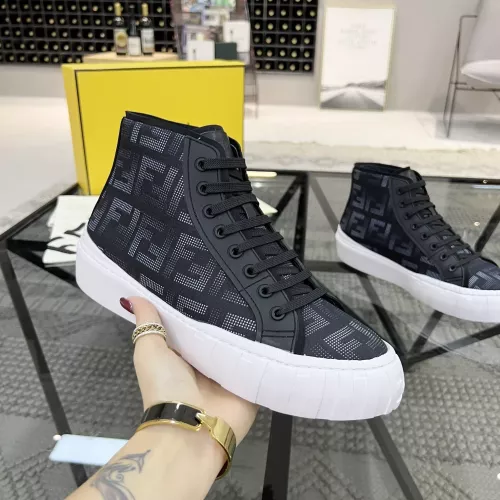 Replica Fendi High Tops Casual Shoes For Men #1304465 $80.00 USD for Wholesale