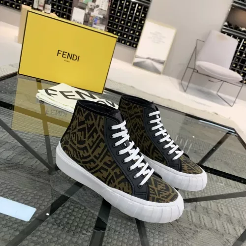 Replica Fendi High Tops Casual Shoes For Men #1304466 $80.00 USD for Wholesale