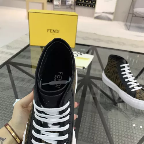 Replica Fendi High Tops Casual Shoes For Men #1304466 $80.00 USD for Wholesale