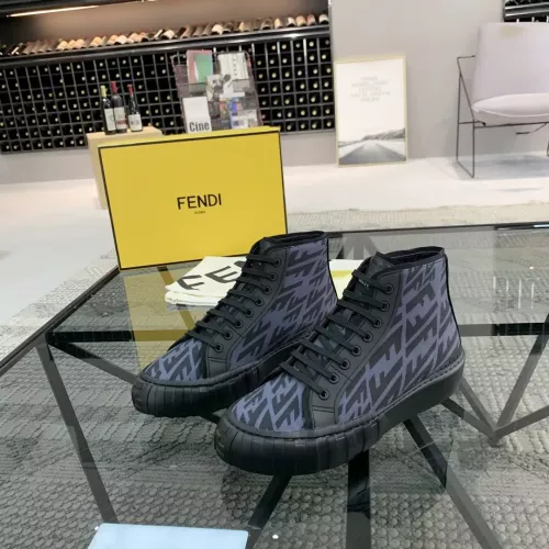 Wholesale Fendi High Tops Casual Shoes For Men #1304467 $80.00 USD, Wholesale Quality Replica Fendi High Tops Casual Shoes