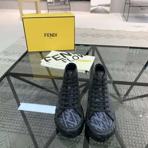 Replica Fendi High Tops Casual Shoes For Men #1304467 $80.00 USD for Wholesale