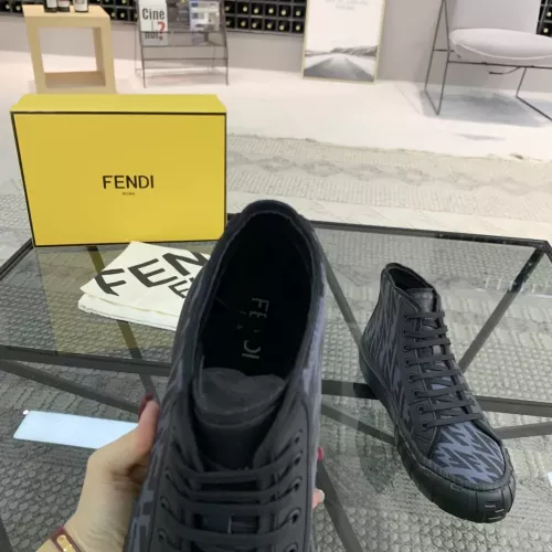 Replica Fendi High Tops Casual Shoes For Men #1304467 $80.00 USD for Wholesale