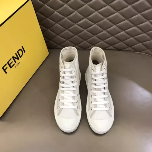 Replica Fendi High Tops Casual Shoes For Men #1304468 $76.00 USD for Wholesale