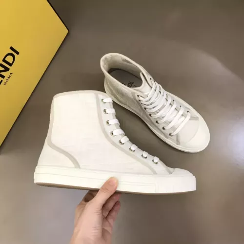 Replica Fendi High Tops Casual Shoes For Men #1304468 $76.00 USD for Wholesale