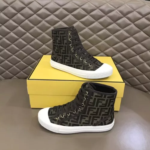 Wholesale Fendi High Tops Casual Shoes For Men #1304469 $76.00 USD, Wholesale Quality Replica Fendi High Tops Casual Shoes