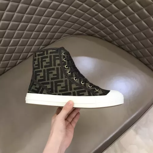 Replica Fendi High Tops Casual Shoes For Men #1304469 $76.00 USD for Wholesale