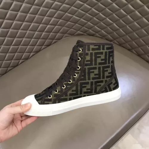 Replica Fendi High Tops Casual Shoes For Men #1304469 $76.00 USD for Wholesale