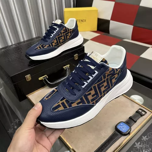 Wholesale Fendi Casual Shoes For Men #1304536 $85.00 USD, Wholesale Quality Replica Fendi Casual Shoes