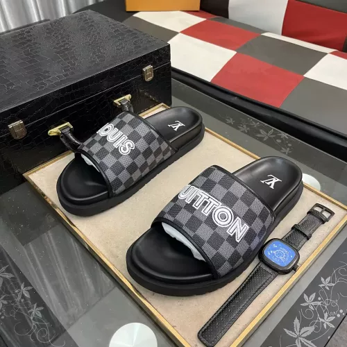 Wholesale Louis Vuitton Slippers For Men #1304547 $56.00 USD, Wholesale Quality Replica Louis Vuitton Slippers