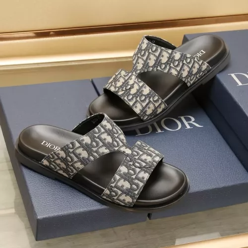 Replica Christian Dior Slippers For Men #1304568 $72.00 USD for Wholesale