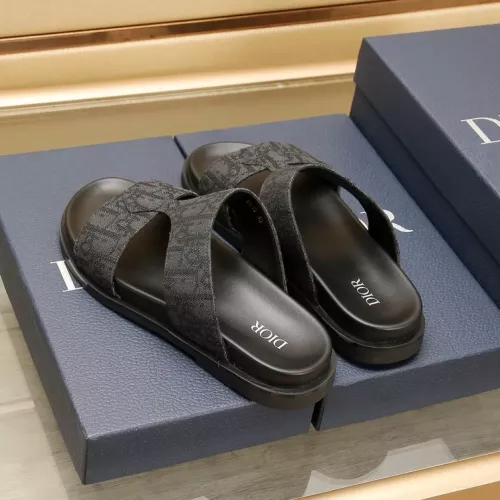 Replica Christian Dior Slippers For Men #1304569 $72.00 USD for Wholesale