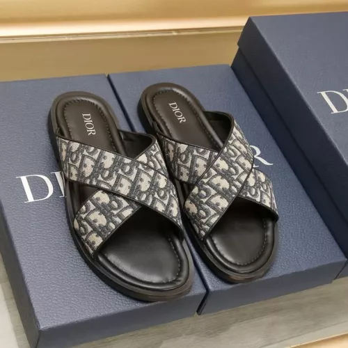 Wholesale Christian Dior Slippers For Men #1304570 $72.00 USD, Wholesale Quality Replica Christian Dior Slippers