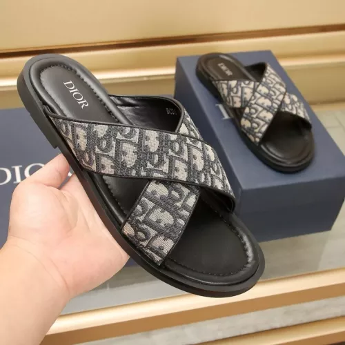 Replica Christian Dior Slippers For Men #1304570 $72.00 USD for Wholesale