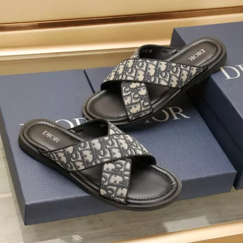 Replica Christian Dior Slippers For Men #1304570 $72.00 USD for Wholesale