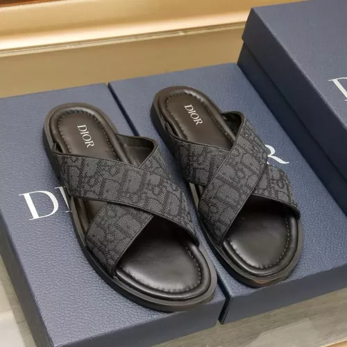 Wholesale Christian Dior Slippers For Men #1304571 $72.00 USD, Wholesale Quality Replica Christian Dior Slippers