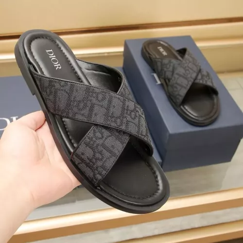 Replica Christian Dior Slippers For Men #1304571 $72.00 USD for Wholesale