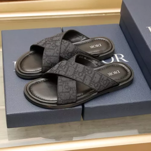 Replica Christian Dior Slippers For Men #1304571 $72.00 USD for Wholesale