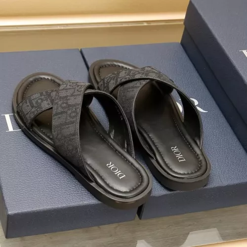 Replica Christian Dior Slippers For Men #1304571 $72.00 USD for Wholesale