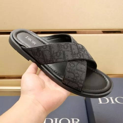 Replica Christian Dior Slippers For Men #1304571 $72.00 USD for Wholesale