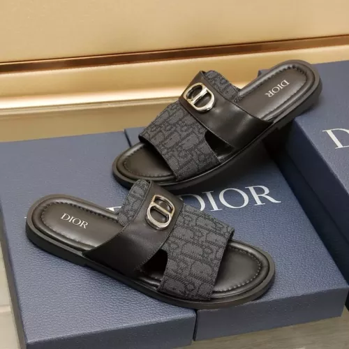 Replica Christian Dior Slippers For Men #1304573 $72.00 USD for Wholesale