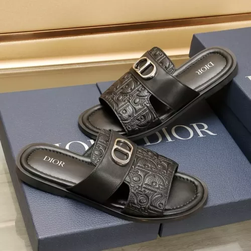 Replica Christian Dior Slippers For Men #1304575 $72.00 USD for Wholesale