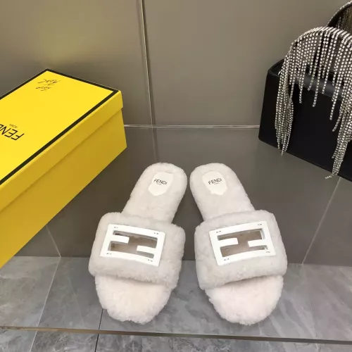 Wholesale Fendi Slippers For Women #1304650 $100.00 USD, Wholesale Quality Replica Fendi Slippers