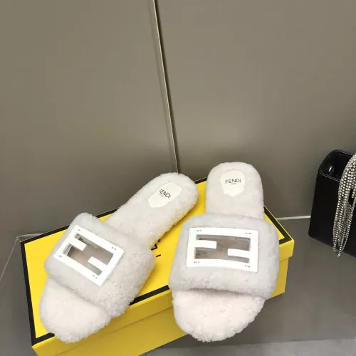 Replica Fendi Slippers For Women #1304650 $100.00 USD for Wholesale