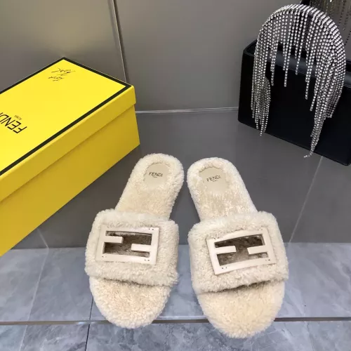 Wholesale Fendi Slippers For Women #1304651 $100.00 USD, Wholesale Quality Replica Fendi Slippers