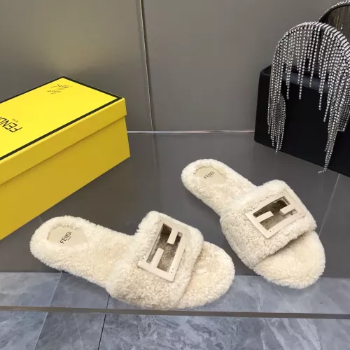 Replica Fendi Slippers For Women #1304651 $100.00 USD for Wholesale