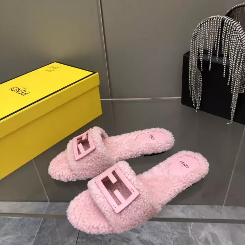 Replica Fendi Slippers For Women #1304652 $100.00 USD for Wholesale