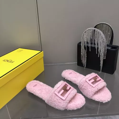 Replica Fendi Slippers For Women #1304652 $100.00 USD for Wholesale