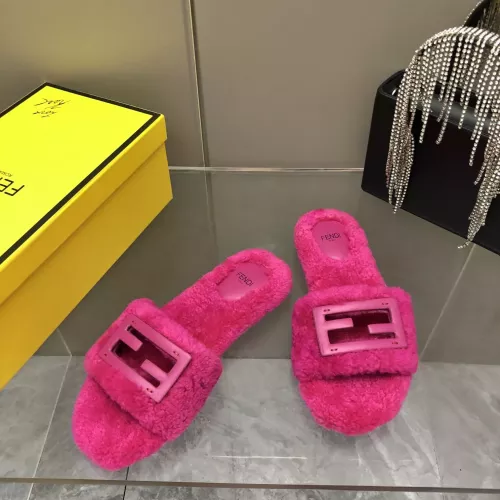 Replica Fendi Slippers For Women #1304653 $100.00 USD for Wholesale